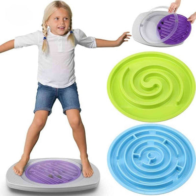 Balancio Bordspel - Sensorisch Balance Spel met Doolhof Uitdagingen - Kidvoro