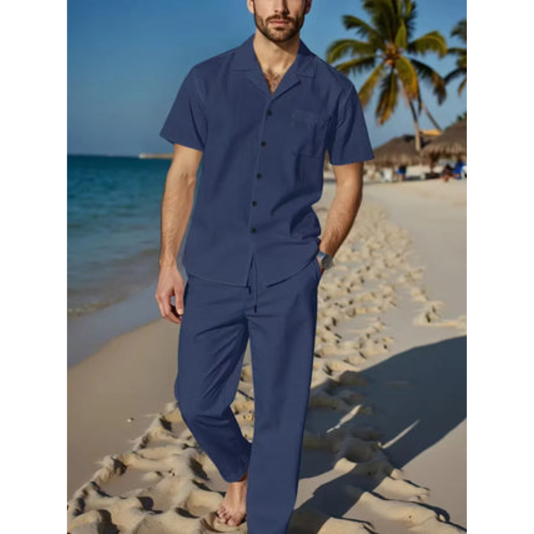 Zomers Overhemd met Broek Set - Solaro