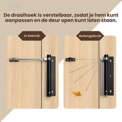 Deursluiter - Hydraulische Deurdranger voor Soepel Sluiten - Homzera
