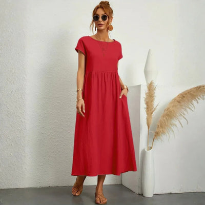 Elegante en comfortabele lange zomerjurk voor dames