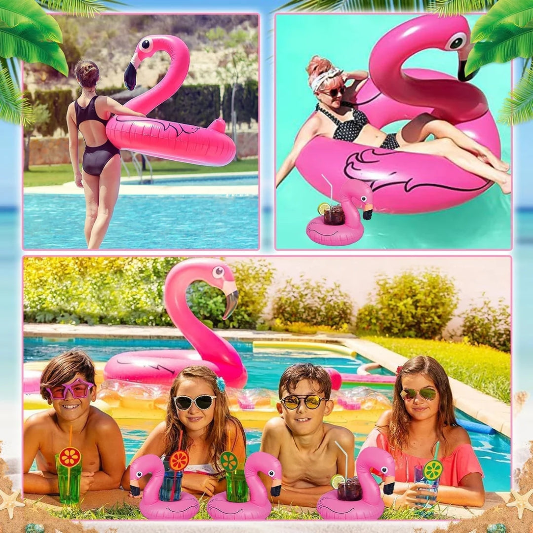 Opblaasbare Flamingo Zwemband - Kinderen & Volwassenen