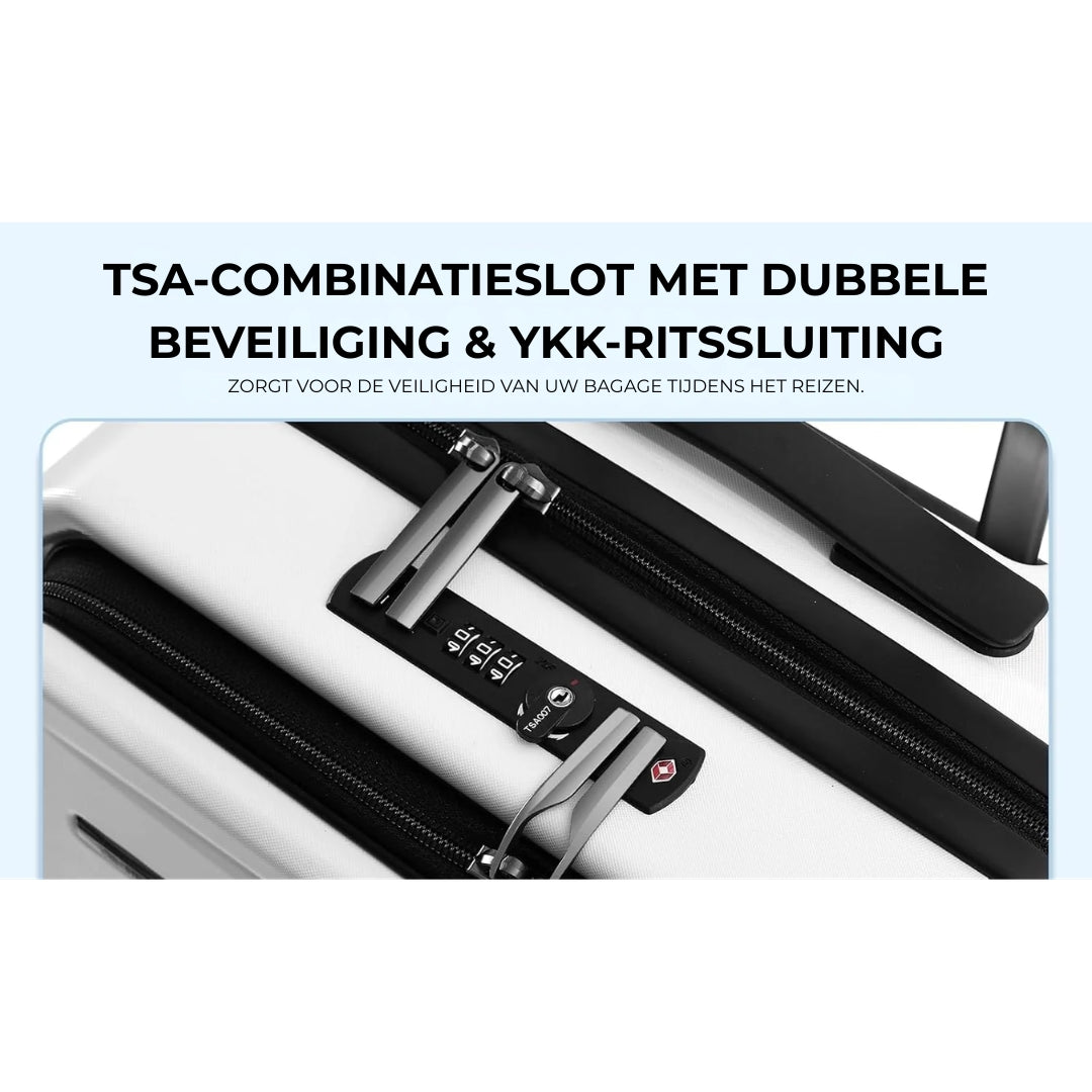 MyTravel® - Uitbreidbare Reiskoffer met TSA Slot