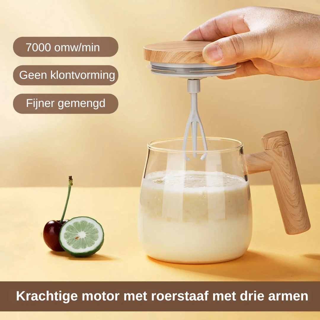 Zelfroerende Koffiemok met Automatische Mixer - MixMate