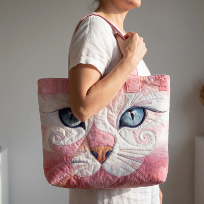 Tote Tas Met Katten Print