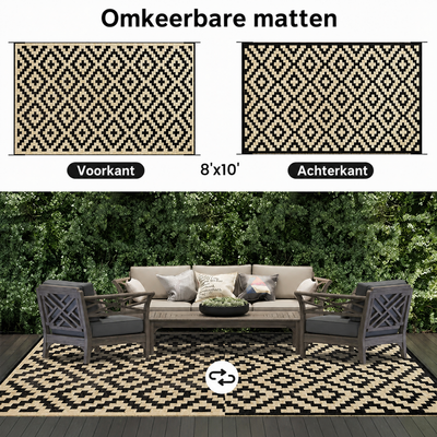 Omkeerbaar tapijt - waterdicht voor binnen en buiten