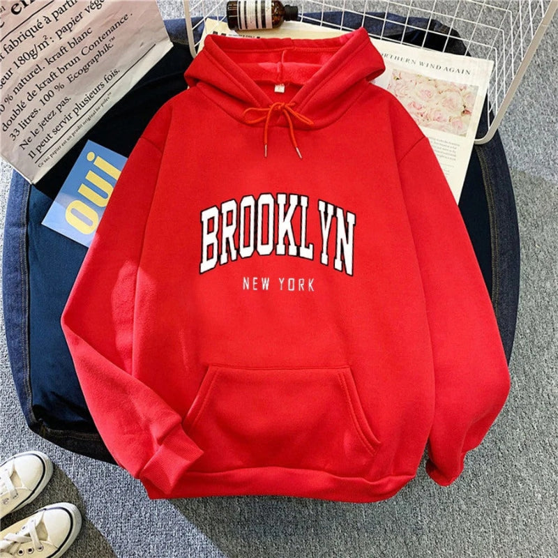 Hoodie - Brooklyn Print Dames Hoodie - UrbanCore