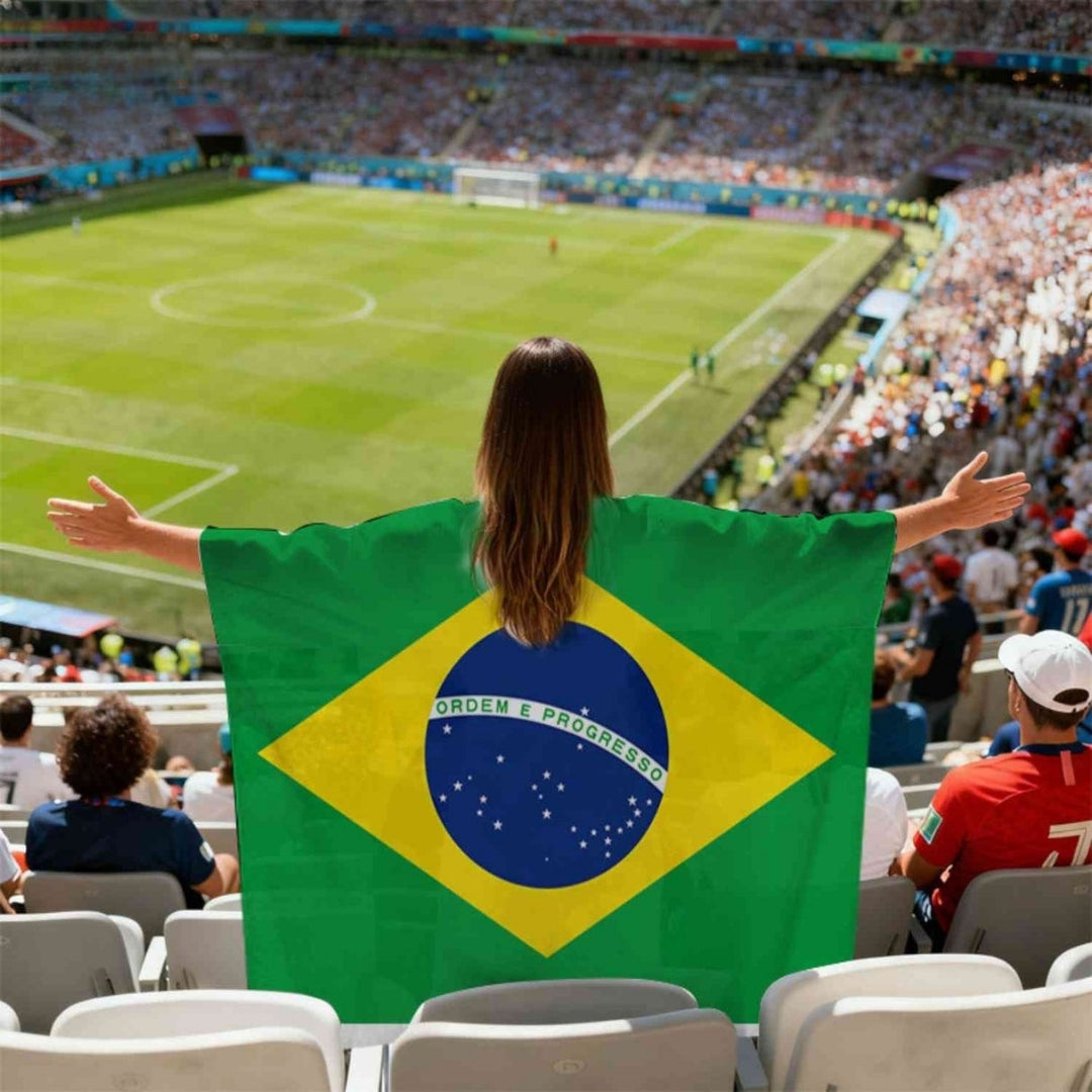 WK Vlag - Lichtgewicht Supporterscape Voor Fans - Support Cape