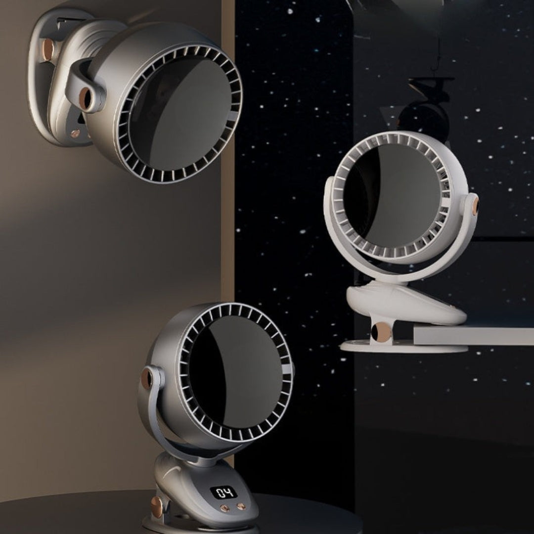 Bladloze Ventilator - Draadloze Digitale Luchtkoeler
