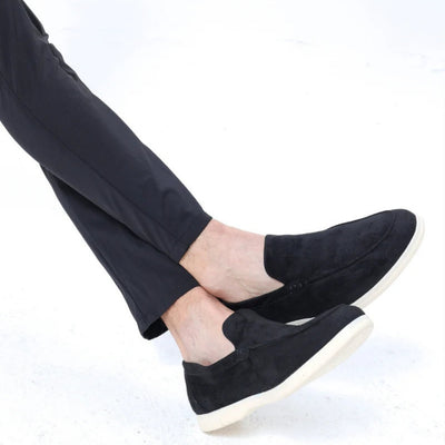 Loafers - Suède Look Instappers met Comfortzool - Valtero