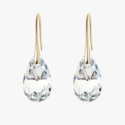 Dames Hangoorbellen van Saffierblauw Kristal
