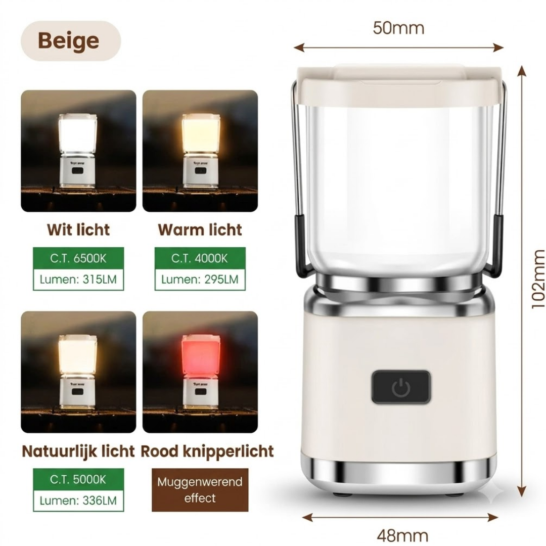 Muggenlamp - draagbaar met stil ontwerp