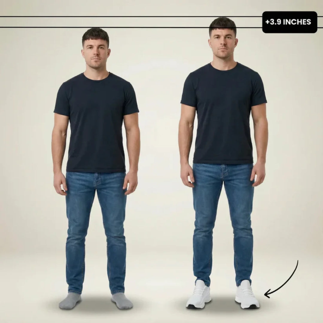Sneakers met verhoogde hak