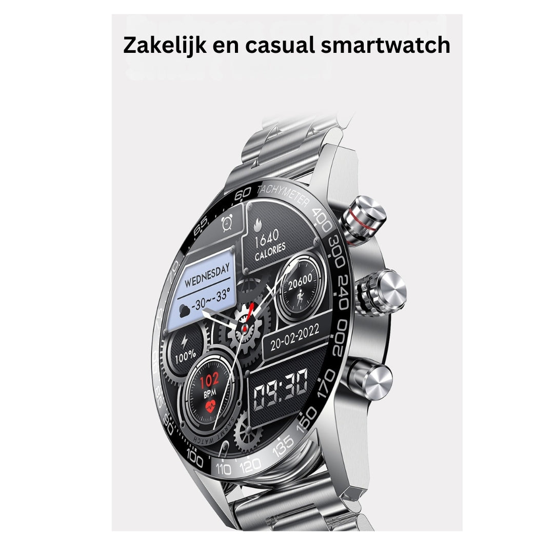 2025 Multifunctionele Smartwatch - Slimme Fitness & Gezondheidswatch - NovaTime