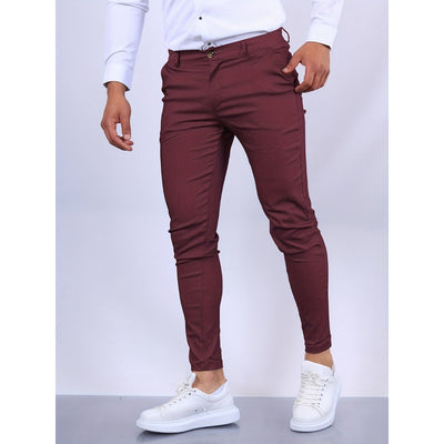 Heren Skinny Chino - Moderne Slim Fit Broek
