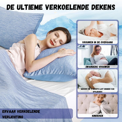 Koeldeken - Dubbelzijdige Verkoelende Zomerdeken - KoelZacht