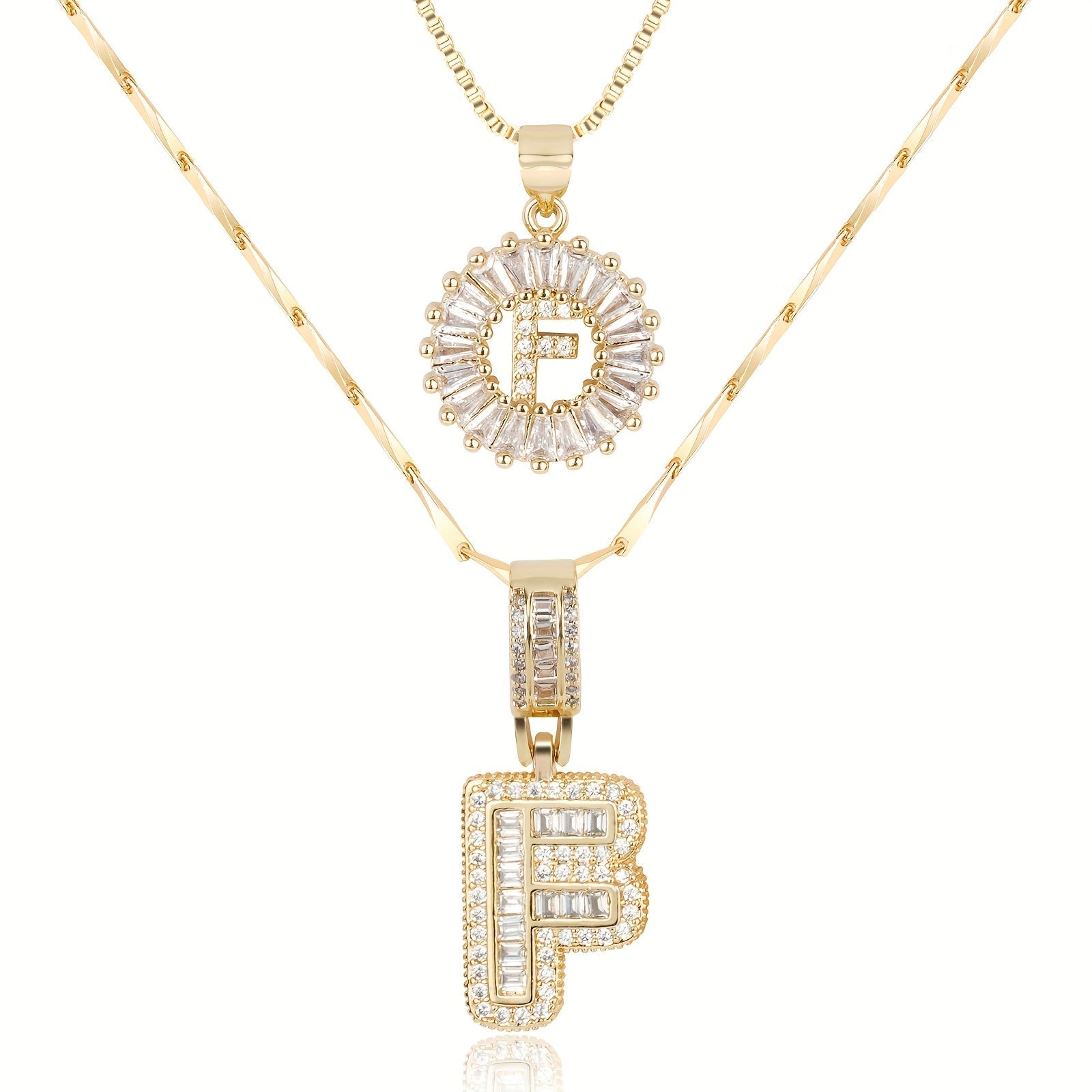 GemLetter Ketting - Initiaal Hanger met Luxe Glans