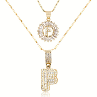 GemLetter Ketting - Initiaal Hanger met Luxe Glans