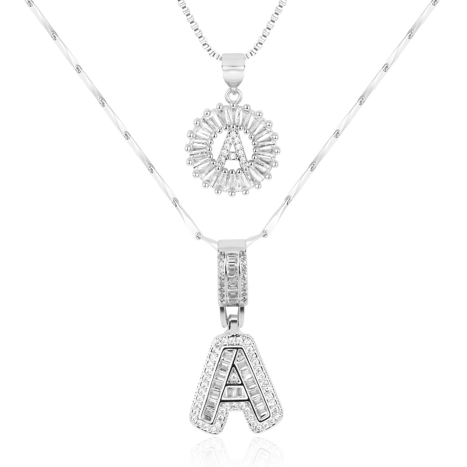 GemLetter Ketting - Initiaal Hanger met Luxe Glans