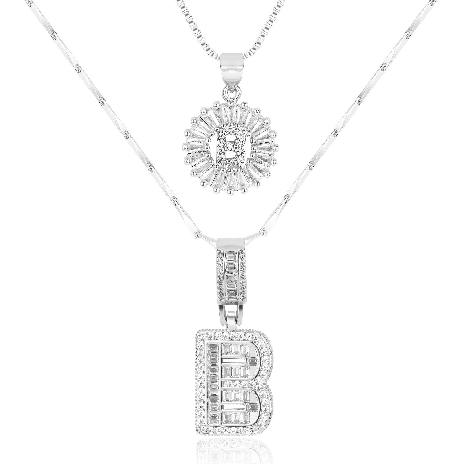 GemLetter Ketting - Initiaal Hanger met Luxe Glans