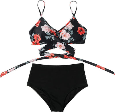 Bikini - Kleurrijke High Waist Dames Bikini - SummerBelle