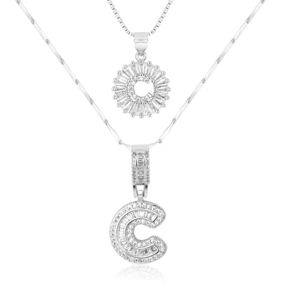 GemLetter Ketting - Initiaal Hanger met Luxe Glans