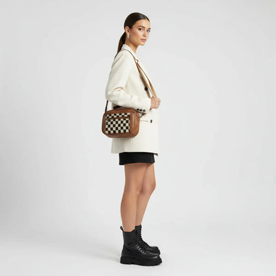 Sac à main Elunique - Sac échiquier compact