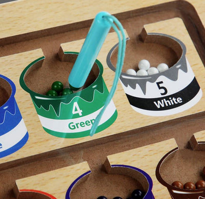 MagneticMaze - Kleur- en cijferdoolhof