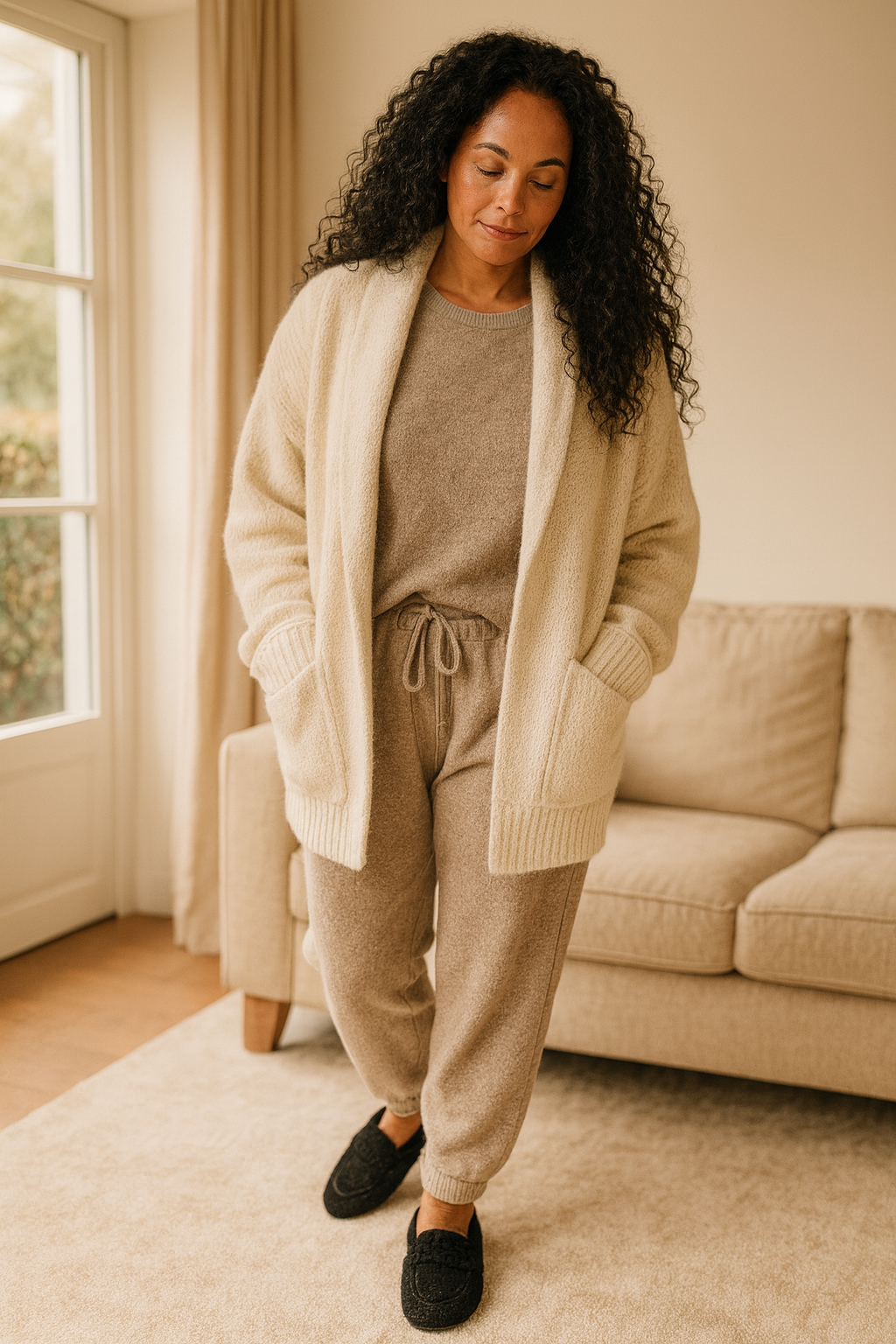 USHA™ | Mocassins de Luxe en Laine