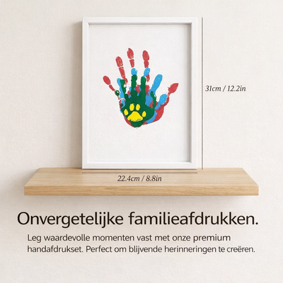 Family Portret - Handafdruk Portret Geschenk