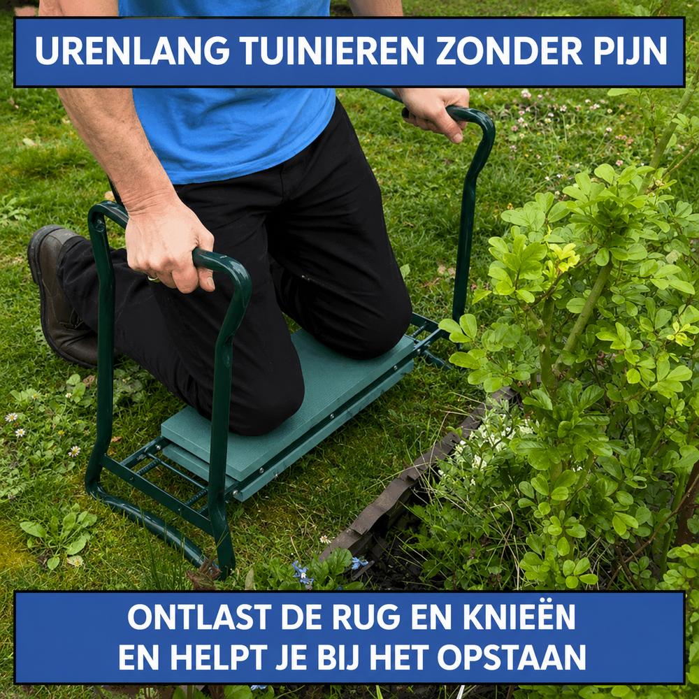 Kniebank - 2-in-1 Kniebank en Tuinkruk - ComfortKnie