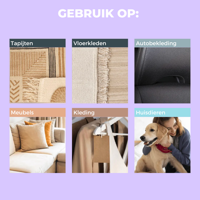 Anti Haar en Pluis Borstel  - Dierenhaar verwijderen