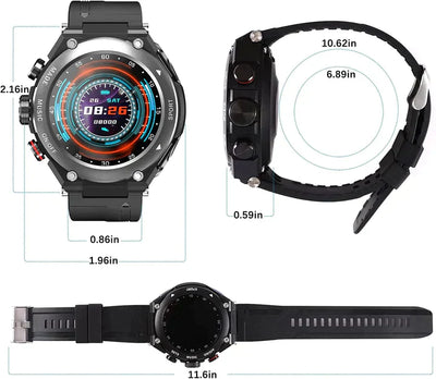 Sound Watch™ | Smartwatch met Oortjes + Gratis Extra Horlogeband