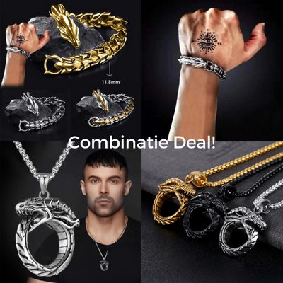 Draconic™ - Viking Drakenarmband of Ketting!