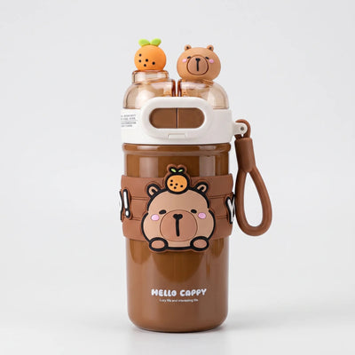 Capybara Drinkfles - Geïsoleerd Met 2 Compartimenten