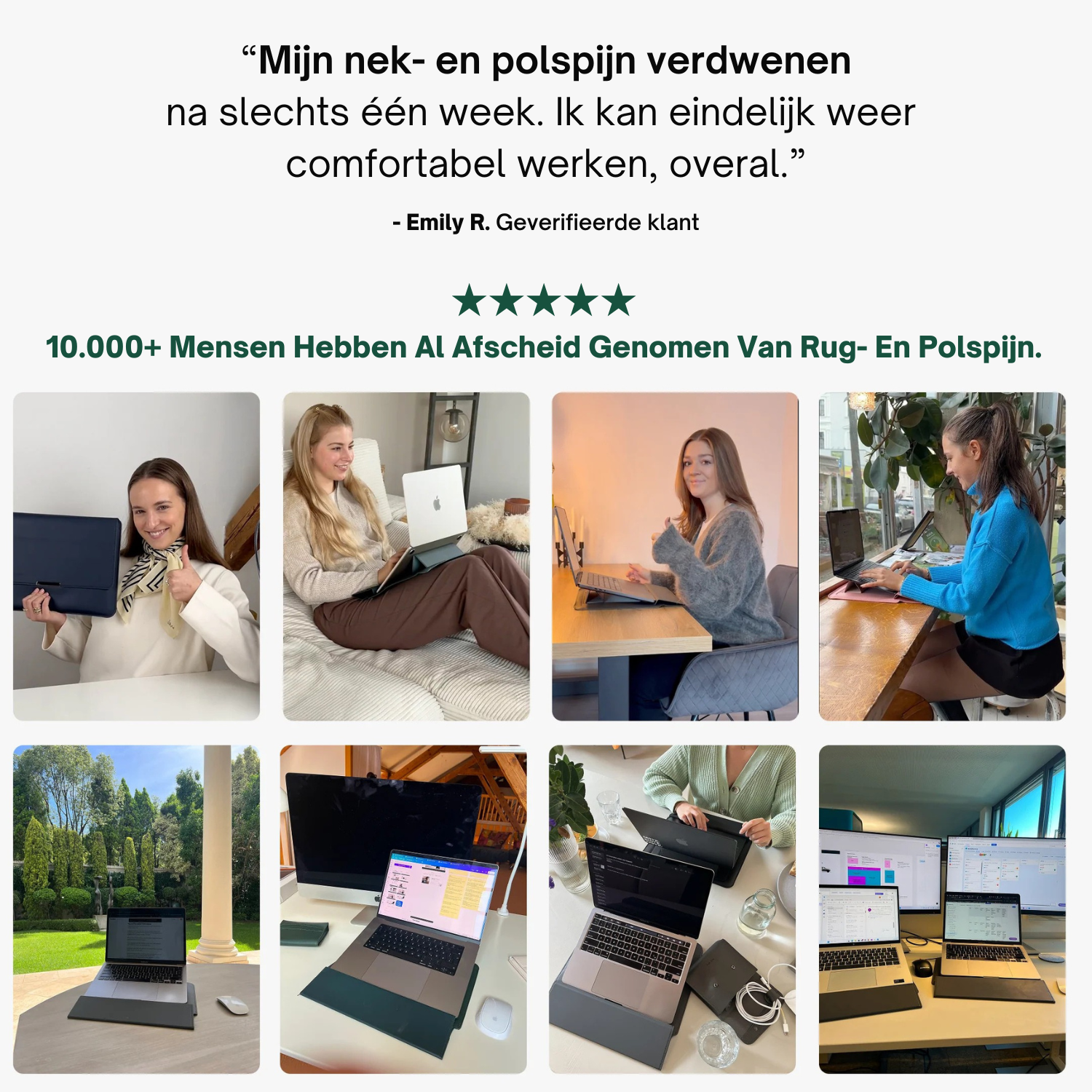 Smart Sleeve - 4-in-1 Ergonomische Werkstation Set