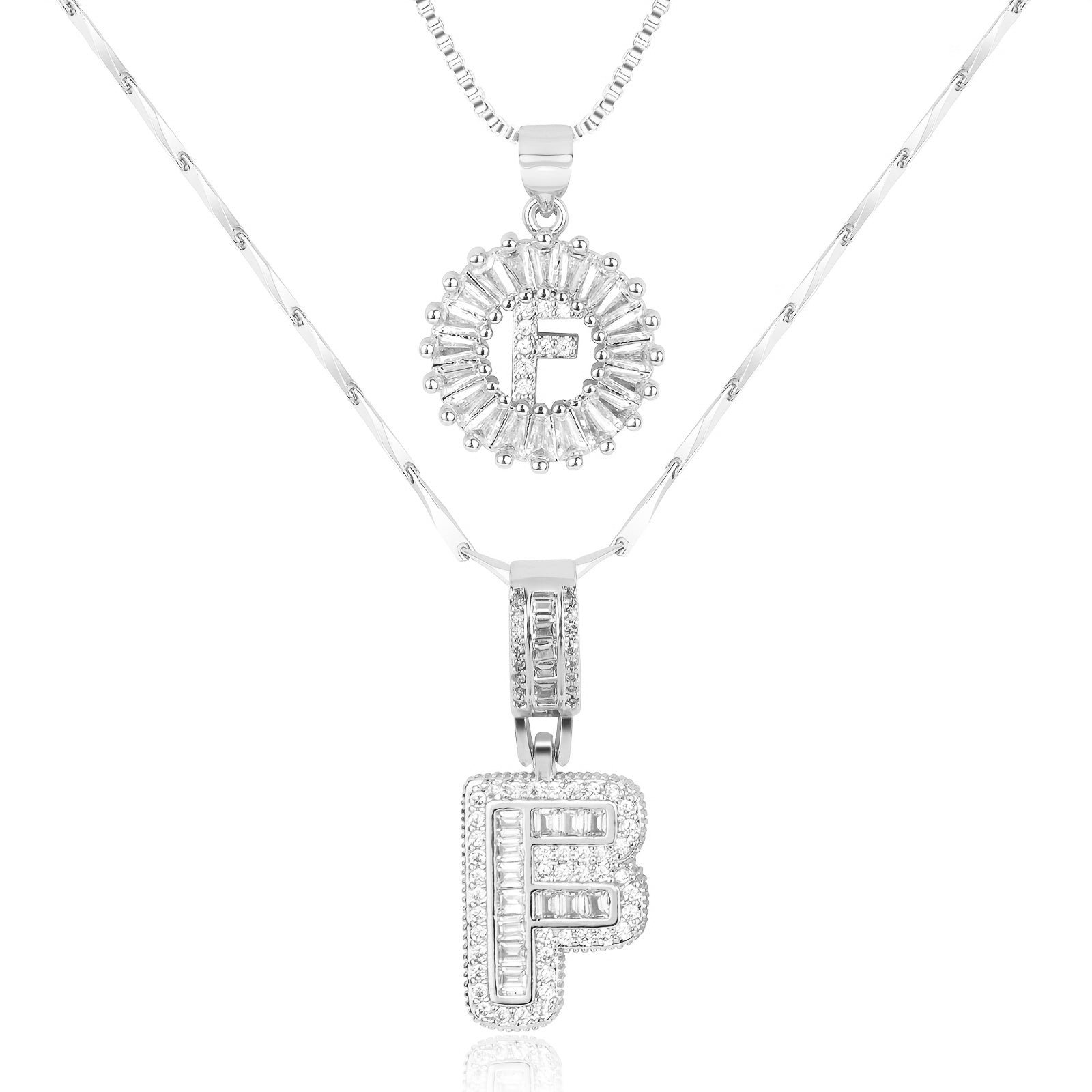 GemLetter Ketting - Initiaal Hanger met Luxe Glans