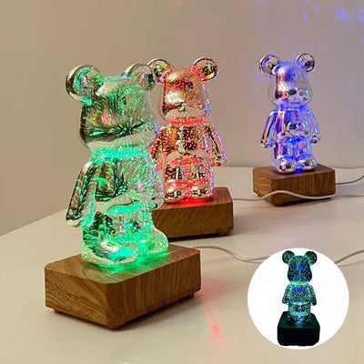 GlowBear™ | 3D Vuurwerk Nacht Lamp