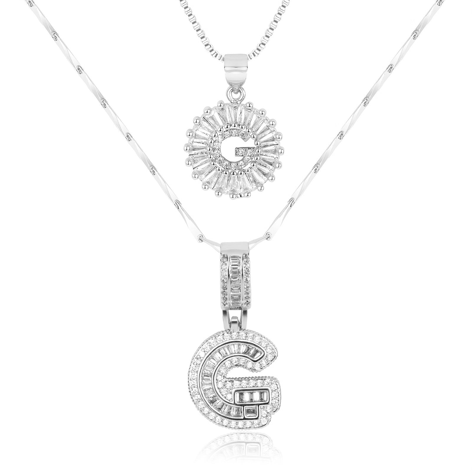 GemLetter Ketting - Initiaal Hanger met Luxe Glans