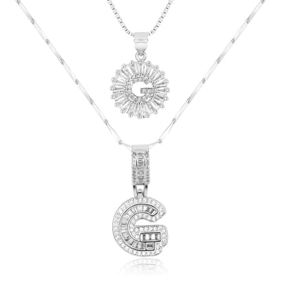 GemLetter Ketting - Initiaal Hanger met Luxe Glans