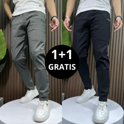 Timo | Stretch Cargobroek 1+1 GRATIS