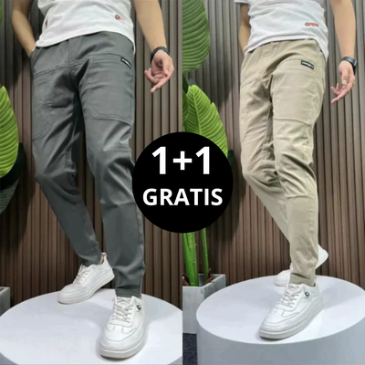 Timo | Stretch Cargobroek 1+1 GRATIS