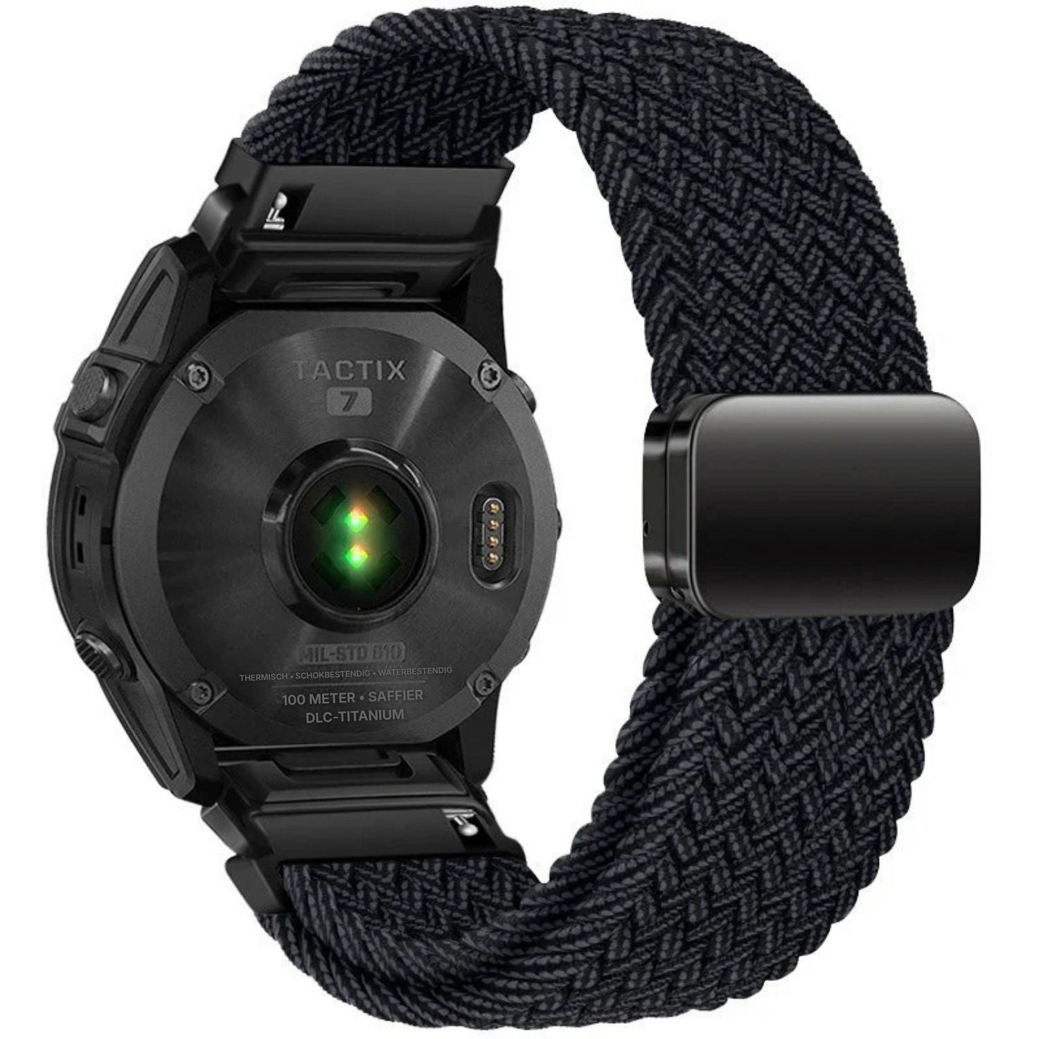 Magnetische nylon band met gesp voor Garmin