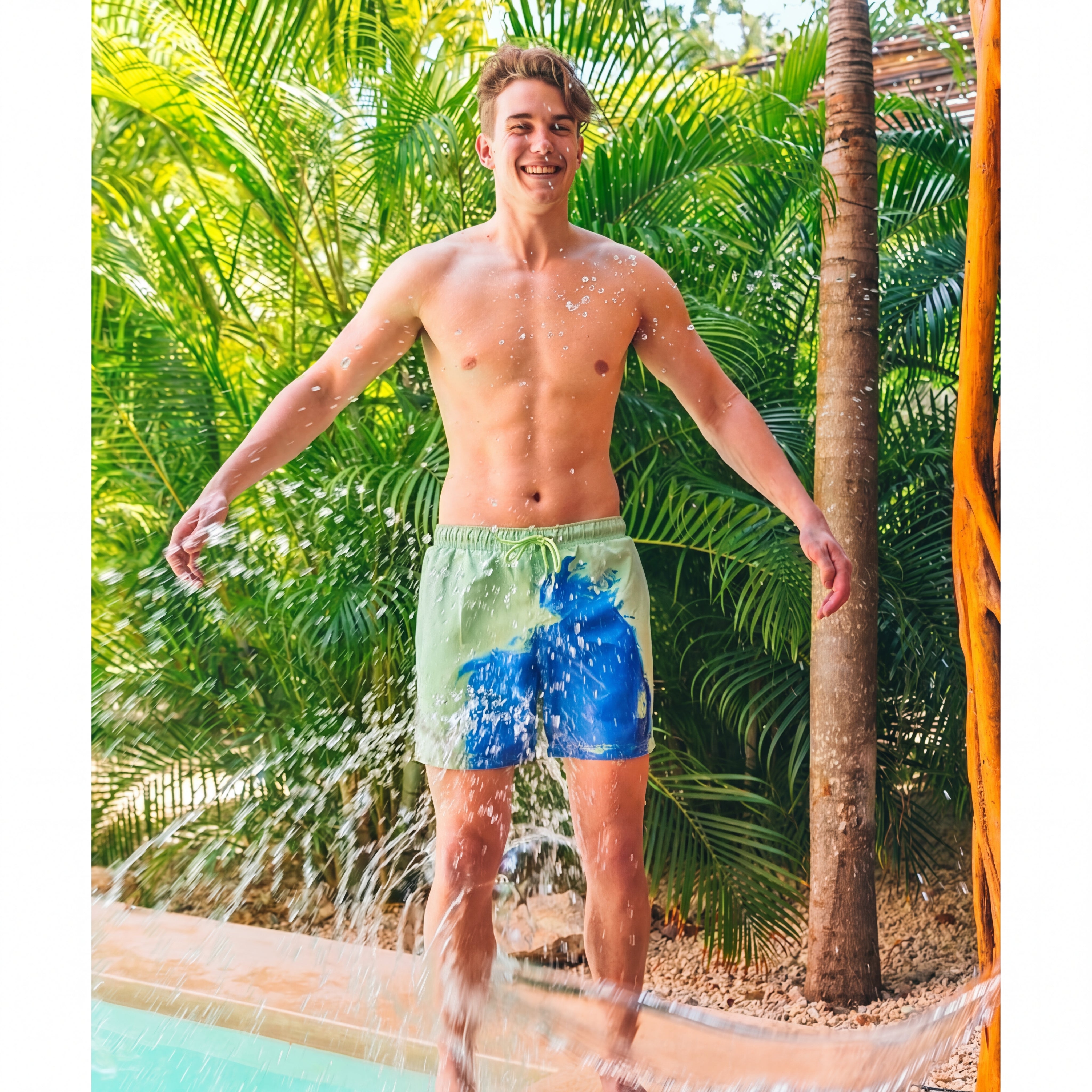 Magic Shorts - Maillot de bain à couleur changeante