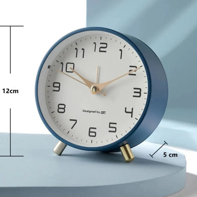 Lumea - Horloge de Table Scandinave avec Mouvement Silencieux