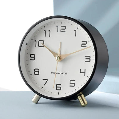 Lumea - Horloge de Table Scandinave avec Mouvement Silencieux