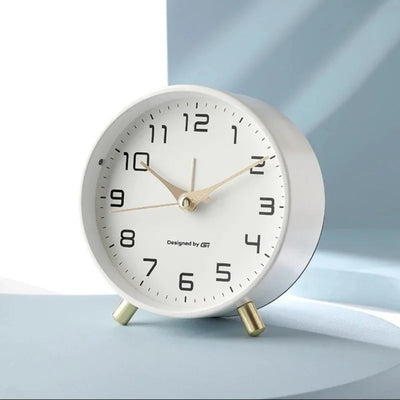 Lumea - Horloge de Table Scandinave avec Mouvement Silencieux