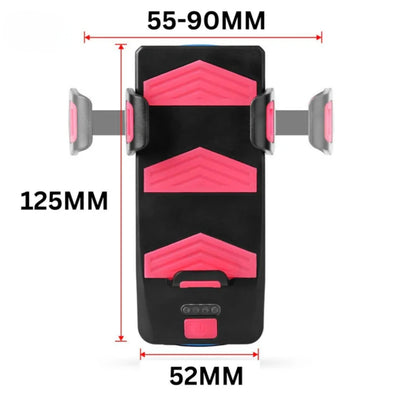 Support de téléphone - Gadget vélo 4-en-1 avec Powerbank & Lumière