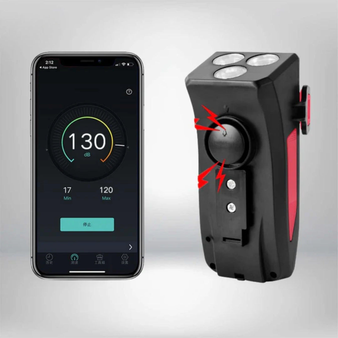 Support de téléphone - Gadget vélo 4-en-1 avec Powerbank & Lumière
