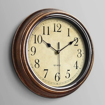 Nordell - Horloge Murale en Bois Élégante à Mécanisme Silencieux