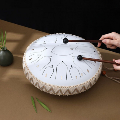 Harmony Oase™ Steel Tongue Drum voor Muzikale Meditatie en Creatieve Expressie